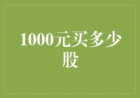 如何用1000元购买股票：一场价值的探索之旅