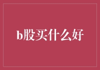 B股市场投资策略：精挑细选，稳中求胜