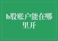 B股账户开立指南：传统券商与互联网金融平台的选择