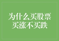 为何投资者更倾向于买股票买涨不买跌