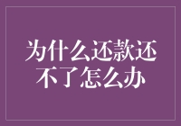 还不了款怎么办？难道要变身老赖吗？