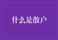 散户的力量：理解股市中不可忽视的群体