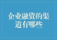 企业融资渠道：探索多元化的金融支持策略