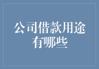 公司借款用途：助力企业成长与转型的多元化路径