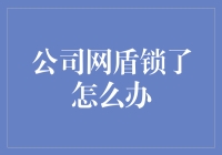 你的公司网盾锁了？别急，咱们有妙招！