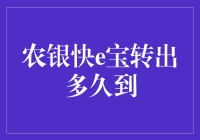 农银快e宝转出多久到账：即时与滞后之间