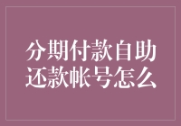 如何使用自助还款账户进行分期付款还款：一站式解决方案