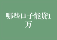 哪些口子能贷1万：稳健资金周转方案大揭秘