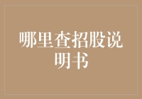 探索资本市场的门户：何处查询招股说明书？