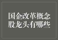 国企改革概念股龙头：如何在神秘的国有企业改革中淘金