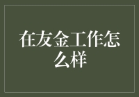 在友金工作怎么样：探寻金融科技行业的前沿体验