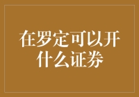 罗定市居民投资证券市场的多元化选择