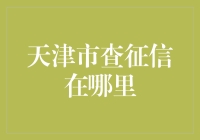 天津市查征信：便捷高效，让您的信用报告一目了然