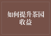 茶园里的妙招大揭秘：如何在茶叶圈赚得盆满钵满？