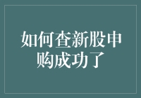 新股申购成功查询指南：如何在股市海洋中游刃有余