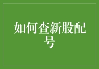 如何查询新股配号：步骤解析与实战技巧