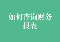 财务报表查询大作战：如何在数字海洋里找到宝藏？