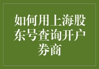 如何用上海股东号查询开户券商：揭开资本市场的神秘面纱