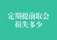 定期提前取款，你会损失多少？别急，听听专家怎么说！