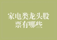 谁是家电行业的风云股？揭秘龙头企业的投资价值！