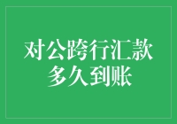 对公跨行汇款到账时间解析：影响因素及优化策略