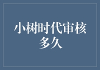 小树时代：审核周期缩短，助力企业快速成长