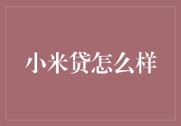 小米贷：科技巨头的金融探索与消费者体验解析