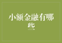 小额金融？别逗了，那玩意儿真的存在吗？