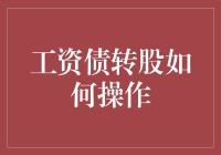 工资债转股：企业融资新途径与操作指南