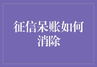 征信呆账如何消除：一份详尽指南