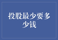 个人投资者如何以最少资金进入股市：策略与技巧