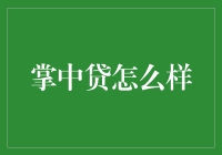 掌中贷：创新互联网借贷平台的实践探索