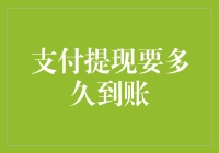 支付提现要多久到账？揭秘支付到账的时间秘密