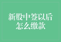 新股中签后如何正确缴款：一份详尽指南