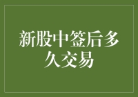 新股中签后多久可以交易：探索新股投资者的时间窗口