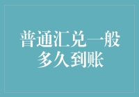 普通汇兑一般多久到账？请叫我到账大师！