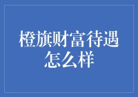 橙旗财富待遇究竟好不好？揭秘背后的真相！