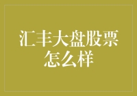 汇丰大盘股票：稳定之选还是增长机会？