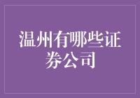 温州证券公司大探秘：一场金融界的探险记