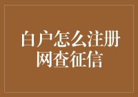 新手的困惑：白户究竟如何查询征信？