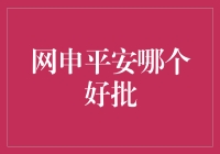 网申平安哪个好？快来看专家怎么说！