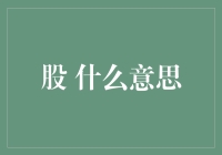 股：渊源、解释及其在现代社会的多重含义