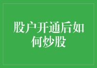 股户开通后如何炒股：策略与技巧全解析