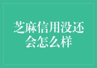 芝麻信用没还会怎么样？我的信用分全靠借钱还钱了！