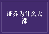 证券市场的大涨：内外因交织下的市场反应