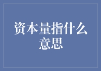 资本量指什么意思：财务规划中的关键概念解析