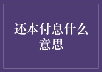 还本付息是什么鬼？一文带你揭秘！