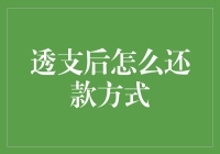 透支后如何还款——给你的亡羊补牢指南