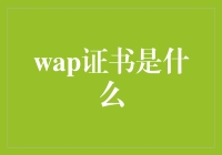 国内WAP证书：移动互联网时代的安全守门人